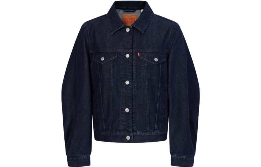 Levis Levis Jackets Women's Blue Lapel Moderate Other