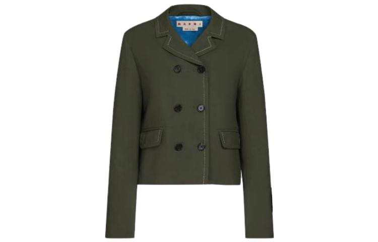 MARNI MARNI Collared Button-Up Short Jacket