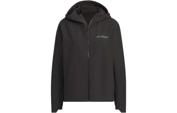 Adidas Adidas Jackets Women's Black Hooded Thickened Soft Shell