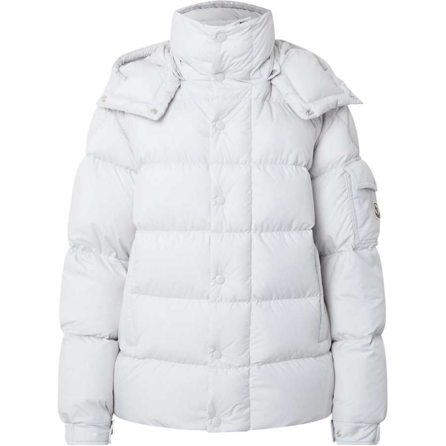 Moncler Maya Series Down Jacket Women's Matte Gray White