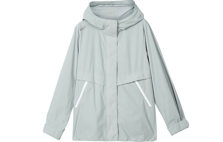 Skechers Stroll Jackets Women's Daybreak Blue Gray Hooded Moderate Other