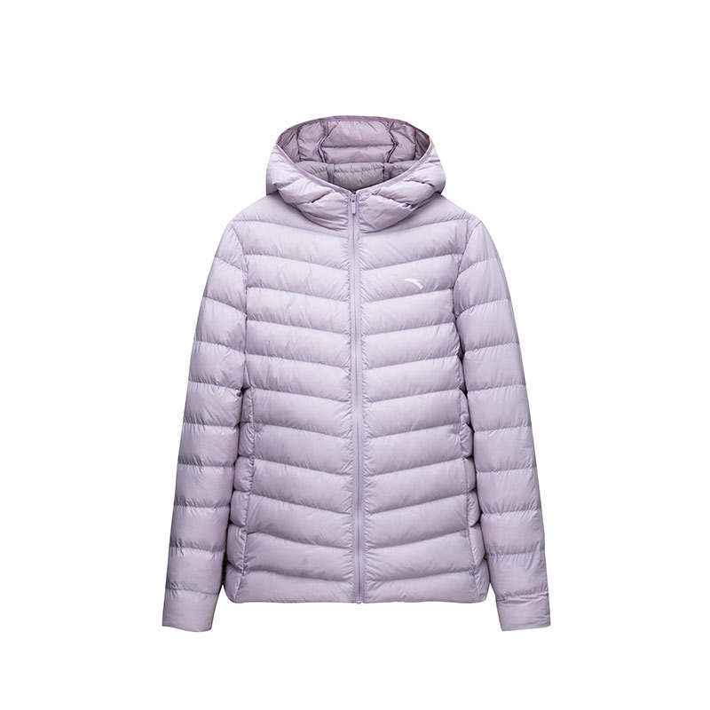 Anta Variety Training Collection Down Jacket Women's Wisteria Flower Purple
