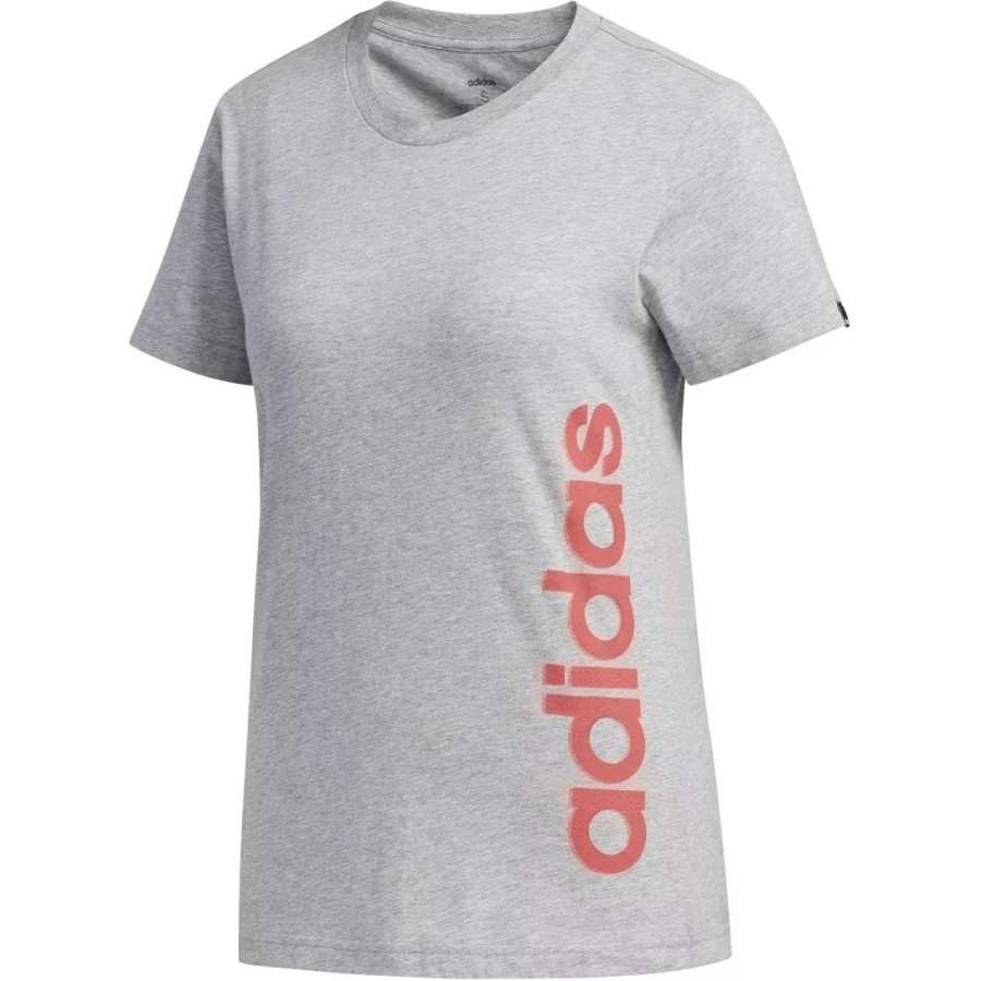 Adidas Adidas T Shirts Women's Gray Crew Neck Moderate