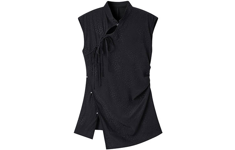 PEACEBIRD Shirts Women's Black Stand Collar Moderate Other