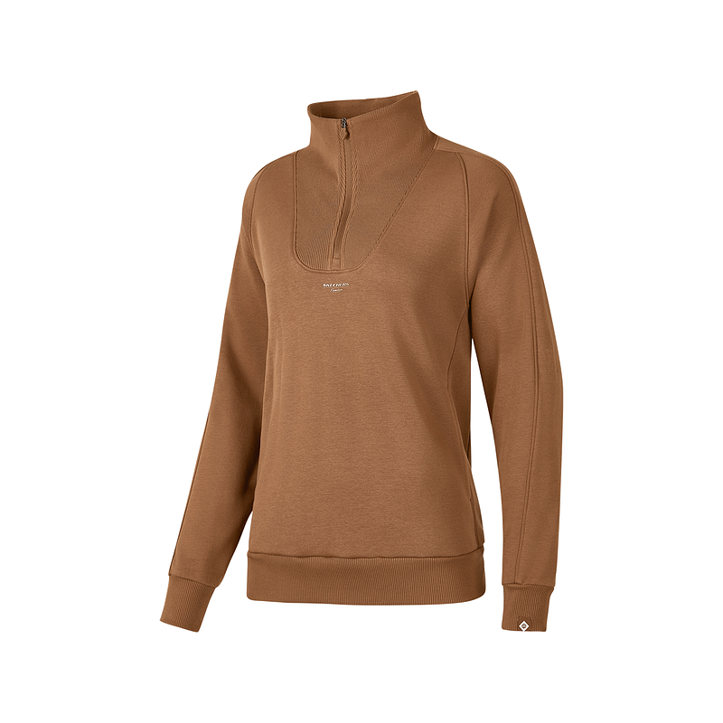 Skechers GOSTRETCHFreedom Sweatshirt Women's Coffee Brown