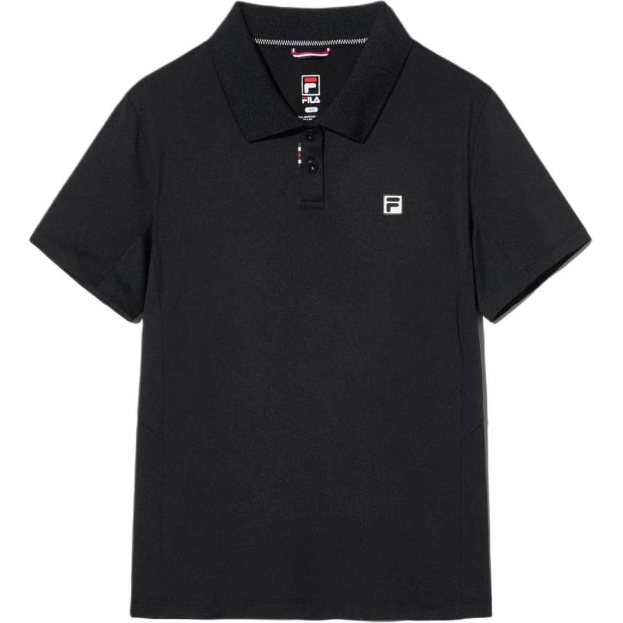 FILA Polo Shirts Women's Black Moderate Other