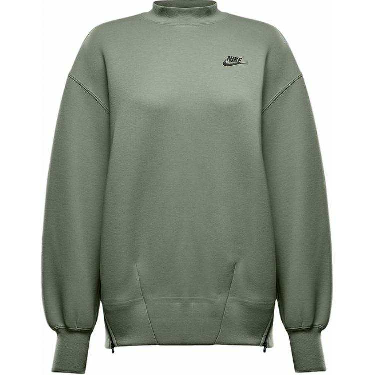 Nike Nike Sweatshirts Women's Green Stand Collar Moderate