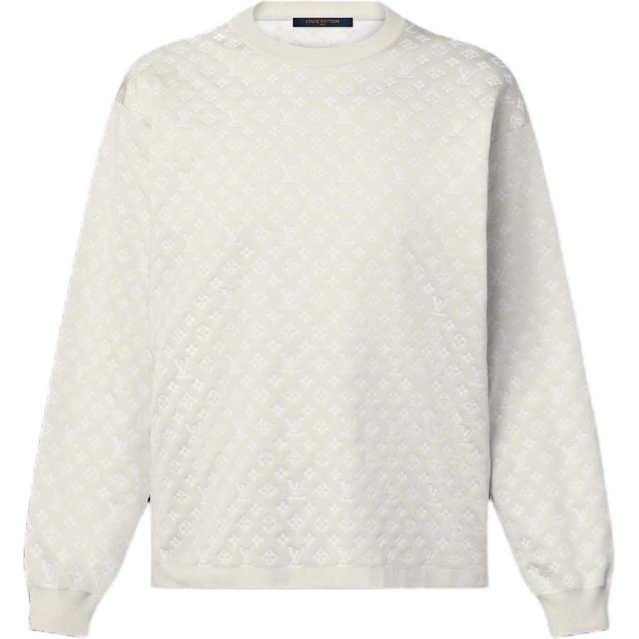 LOUIS VUITTON Lv Monogram Jacquard Sweater