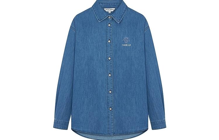 Teenie Weenie Shirt Women's Medium Blue