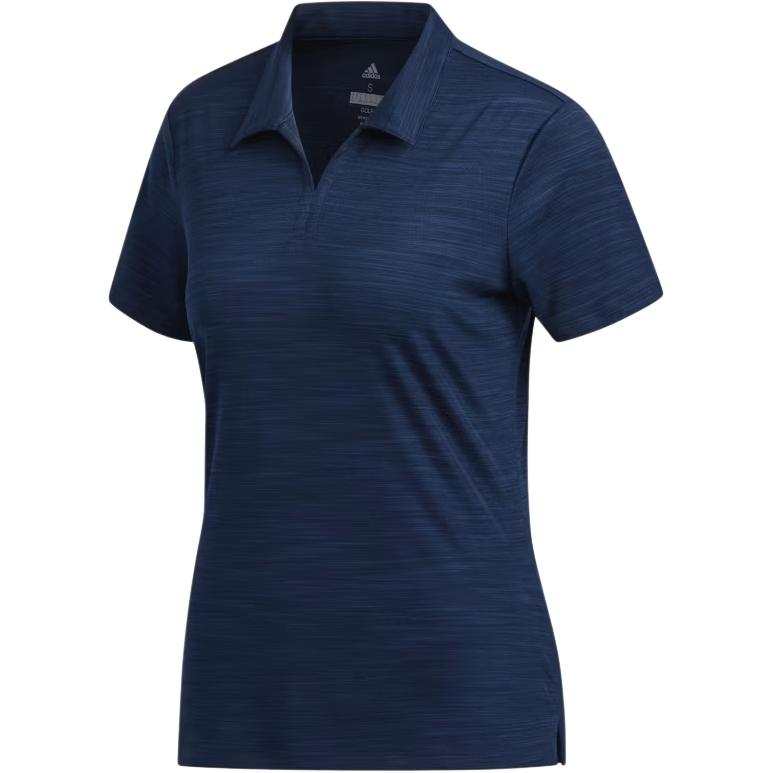Adidas Adidas Striated Shirt Polo Shirt Women's Marine Blue