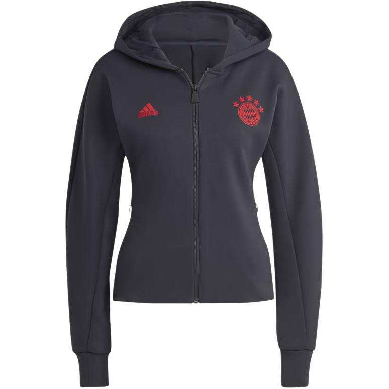 Adidas Adidas FC BAYERN ANTHEM JACKET Jackets & Coats Women's Night Gray