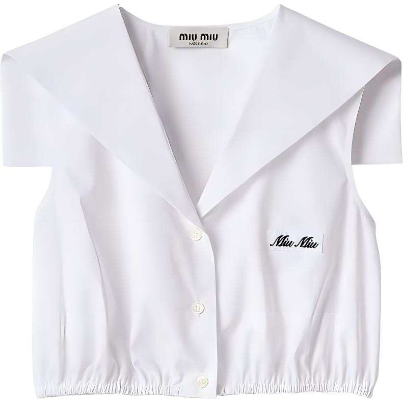 MIU MIU SS24 Shirt Women's White
