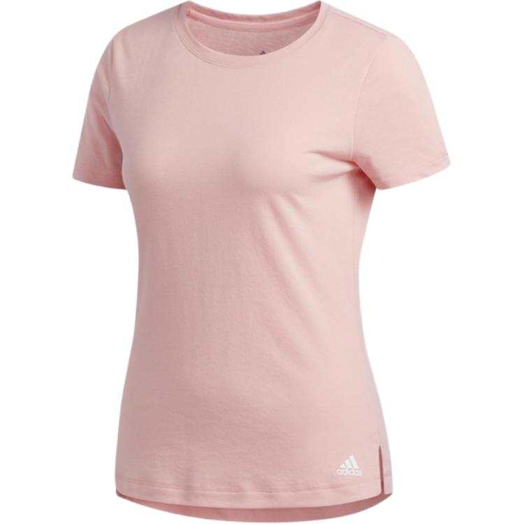 Adidas Adidas T Shirts Women's Pink Crew Neck Moderate