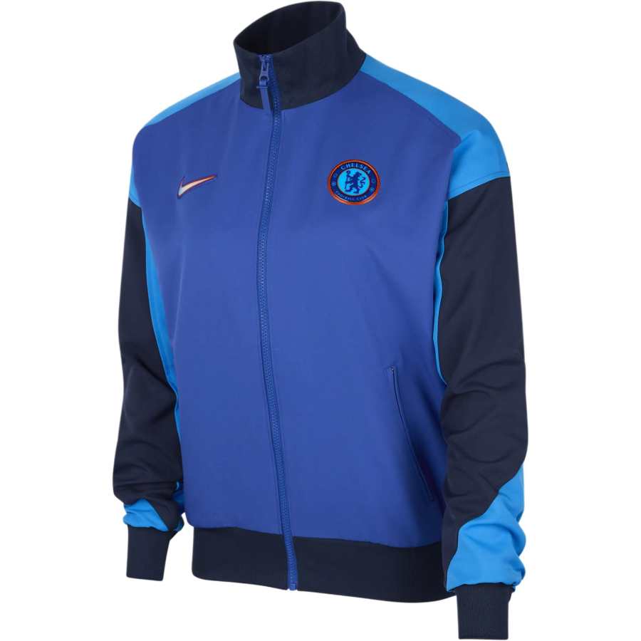 Nike Nike Dri Fit Chelsea F.C. Strike Football Anthem Jackets & Coats Women's Rush Grass Blue