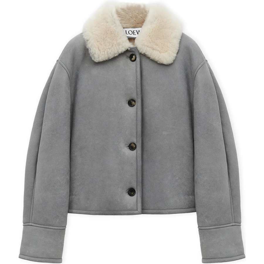 LOEWE SS25 Women's Pre Selection Collection Jackets & Coats Women's Gray