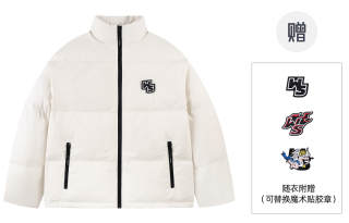 NICEBAD Down Jackets Unisex Stand Collar Moderate Down Jacket