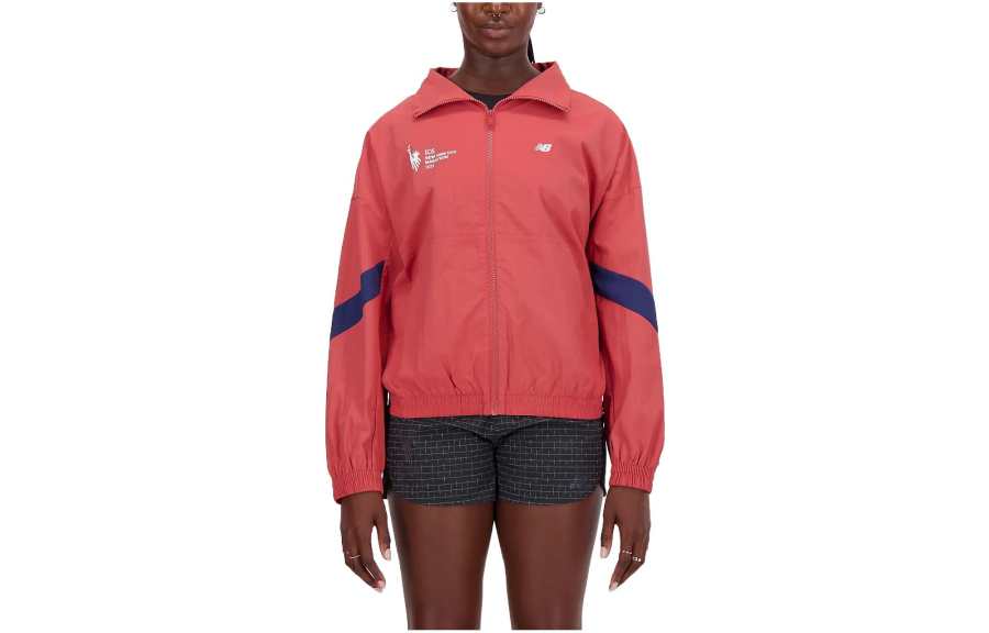 New Balance New Balance NYC Marathon Athletics Jackets Women's Red Lapel Moderate Other