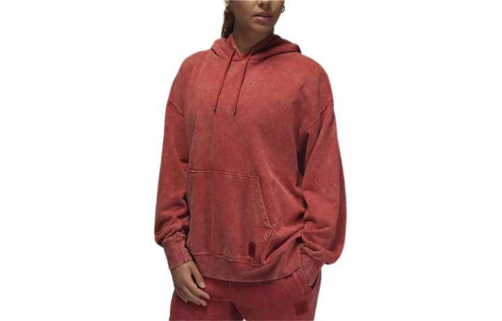 Jordan Jordan Flight Fleece Sweatshirt Women's Sand Dune Red
