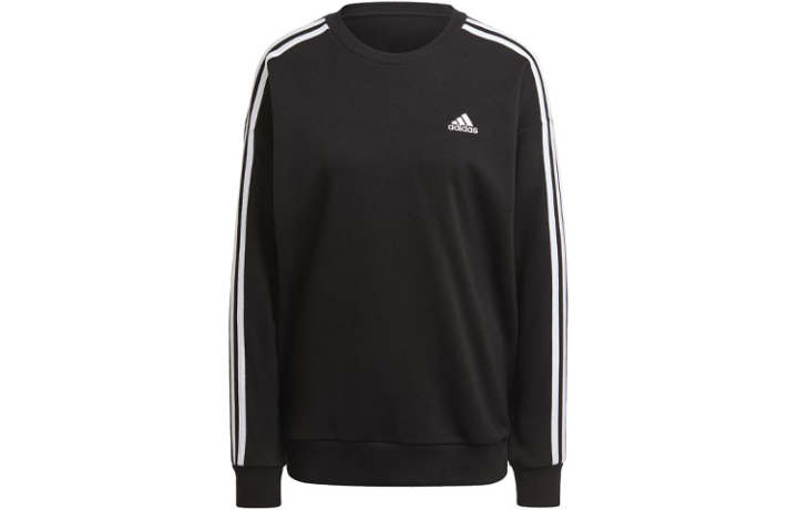 Adidas Adidas Essentials Studio Lounge 3 Stripes Sweatshirt Women's Black