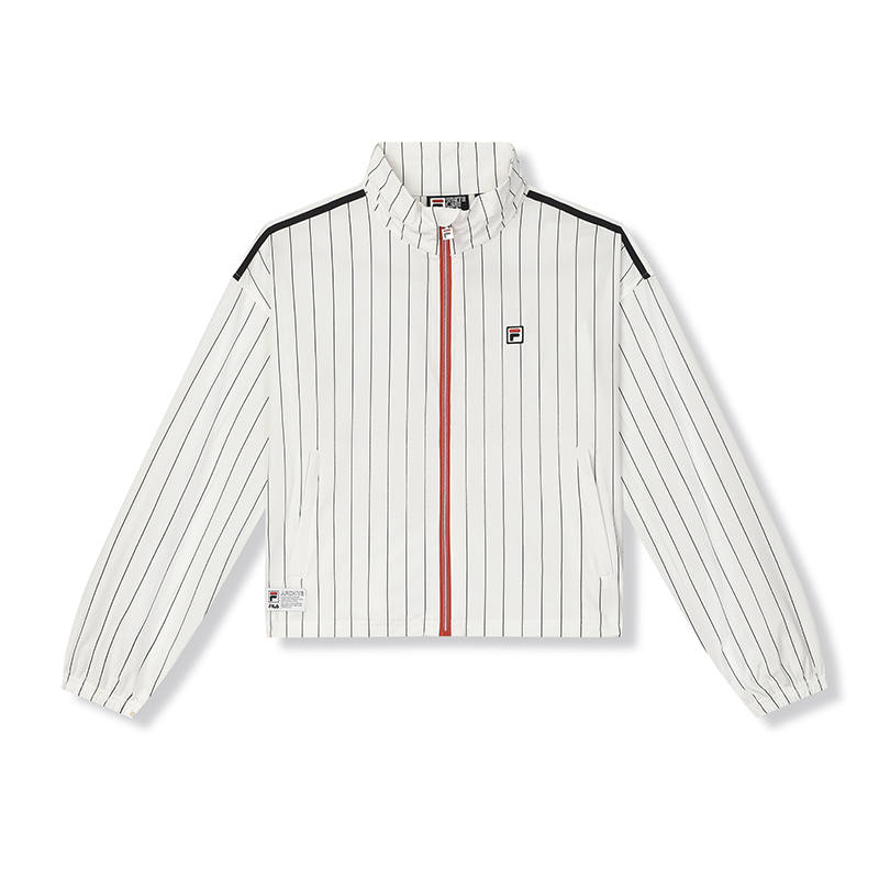 FILA Jackets Women's Cloud White Stand Collar Moderate Other
