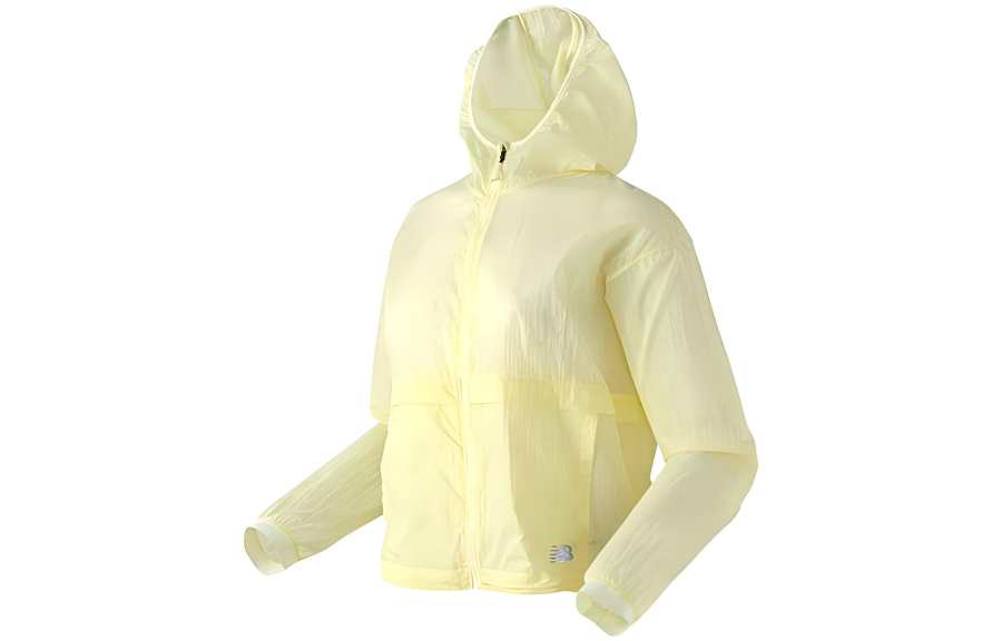 New Balance New Balance Jackets Women's Yellow Hooded Thin Other