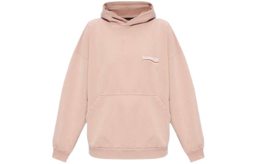 Balenciaga Logo Embroidered Hoodie