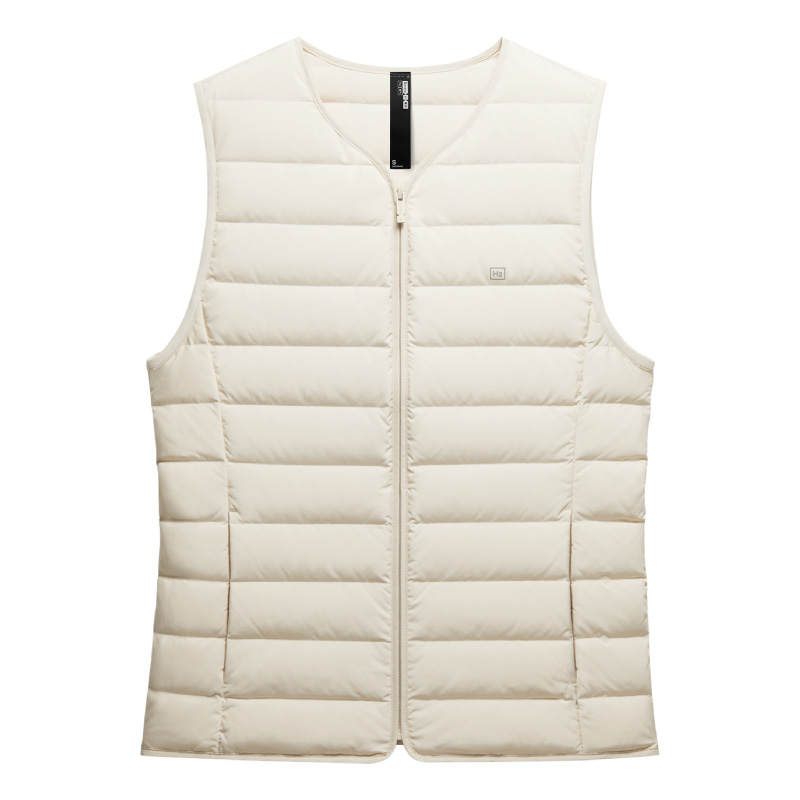 BANANA IN Down Vests Women's Crew Neck Lightweight Seamless Down Jacket