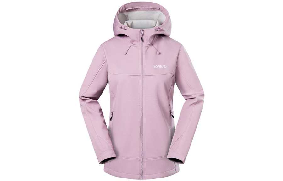 TOREAD Jackets Women's Hooded Thickened Soft Shell