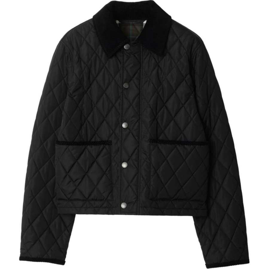 Burberry Burberry Collared Quilted Cropped Jacket