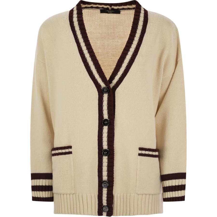 WEEKEND MaxMara Weekend Max Mara V Neck Knit Cardigan