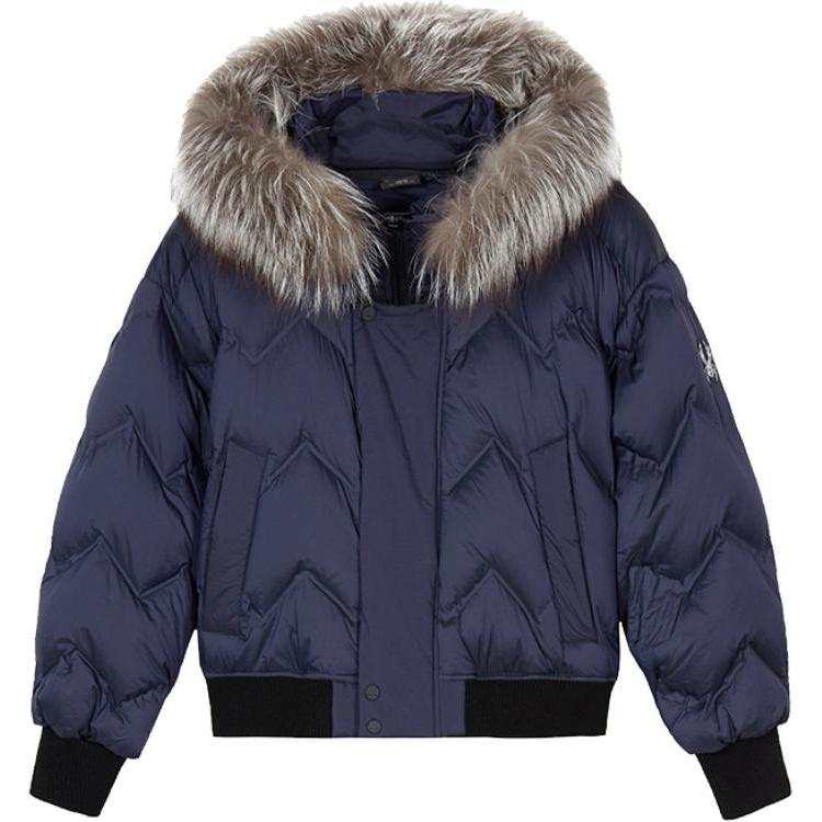 SPYDER Down Jacket Women's Dark Purple Gray
