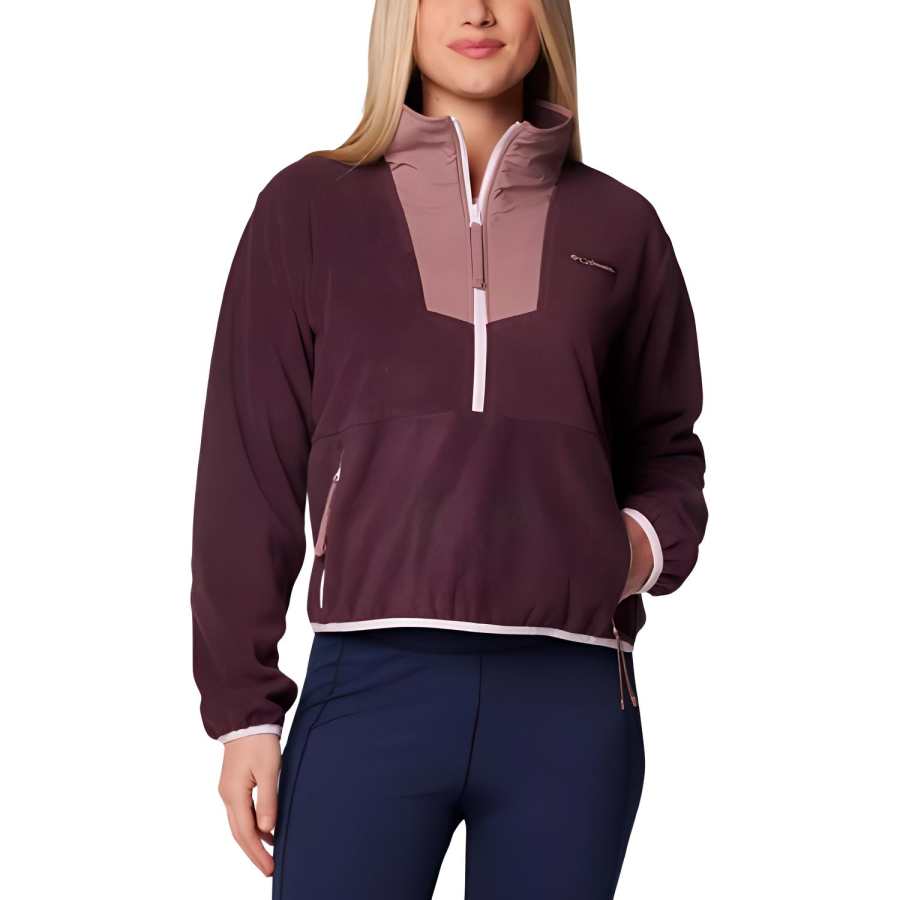 Columbia Sequoia Grove™ Half Zip Fleece Jackets & Coats Women's Brown Red