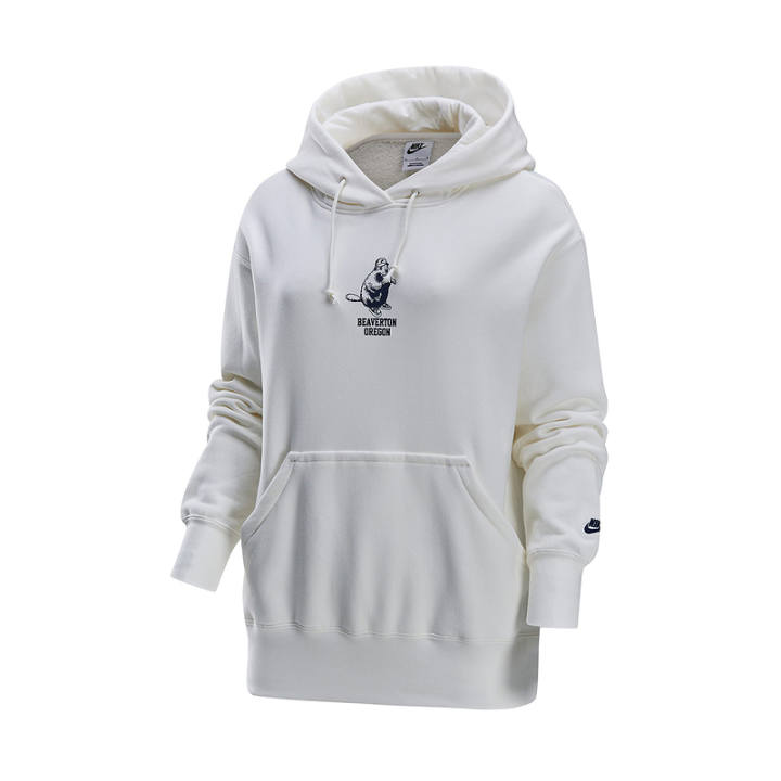 Nike Nike Sweatshirts Women's White Hooded Moderate Regular