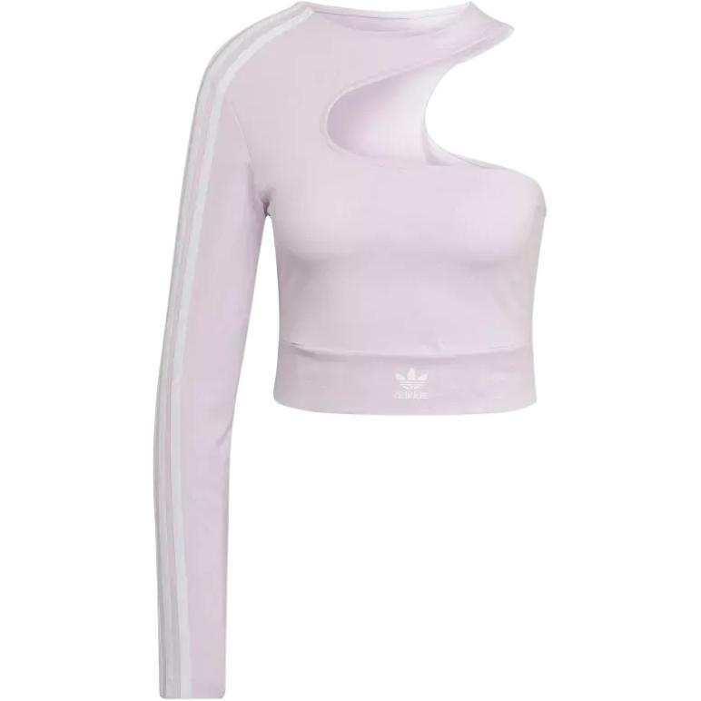Adidas Adidas Clothing Sweatshirts Women's Pink Crew Neck Moderate Other