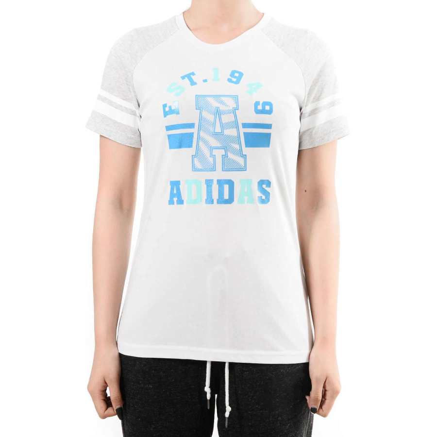 Adidas Adidas T Shirts Women's White Crew Neck Moderate Other