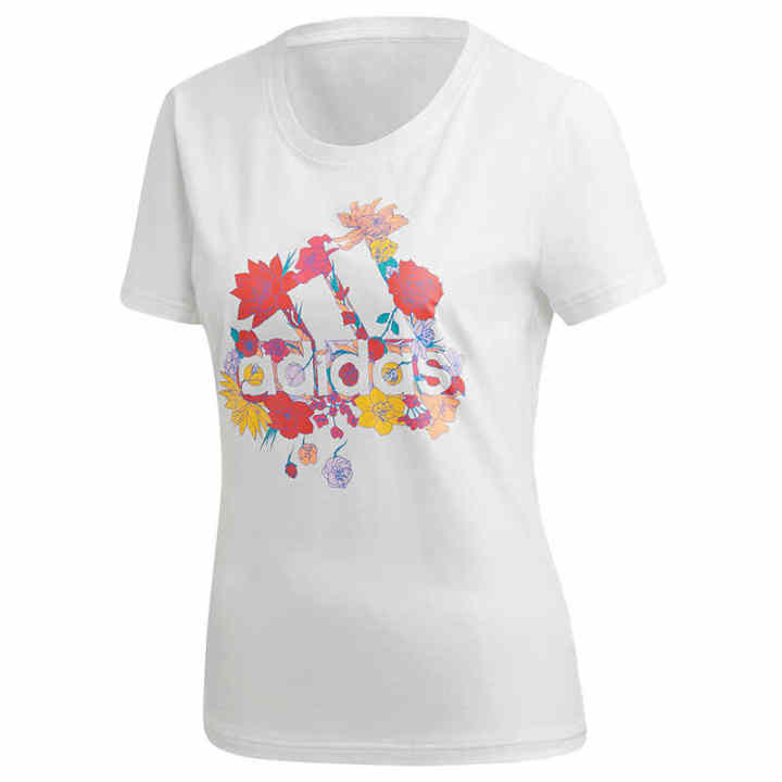 Adidas Adidas T Shirts Women's White Crew Neck Moderate Other