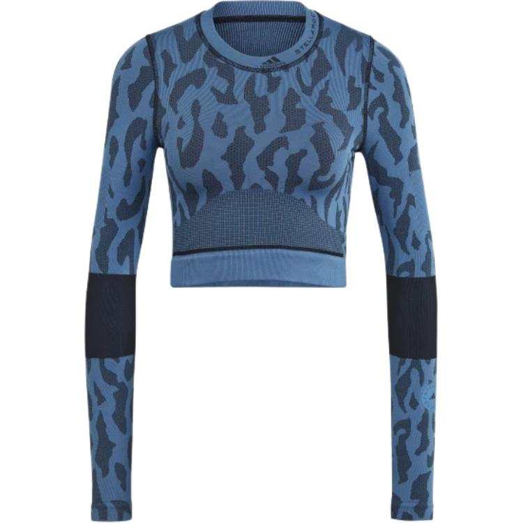 Adidas Adidas x Stella McCartney T Shirt Women's Storm Blue/Black