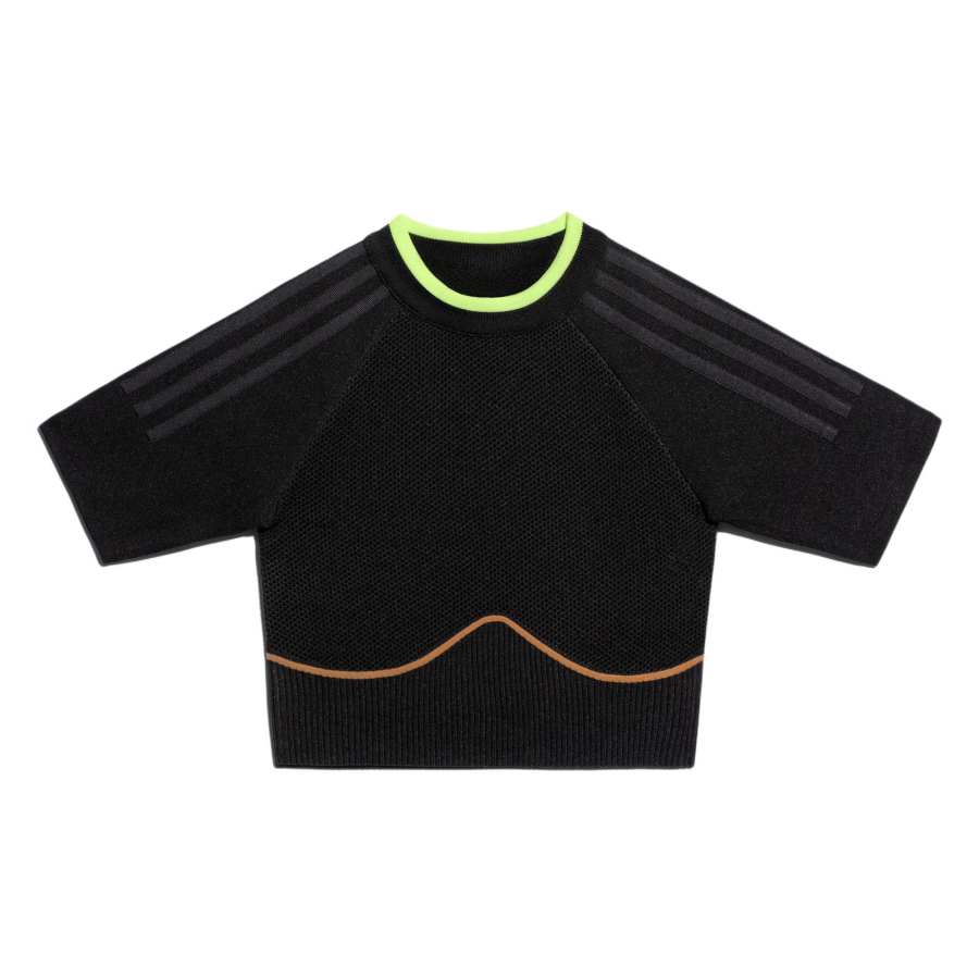 Adidas Originals Adidas Ivy Park Knit Crop Top Black/Mesa