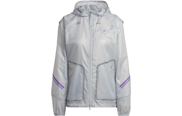 Adidas Adidas X Stella McCartney Jackets Women's Light Asphalt Gray Hooded Moderate Other