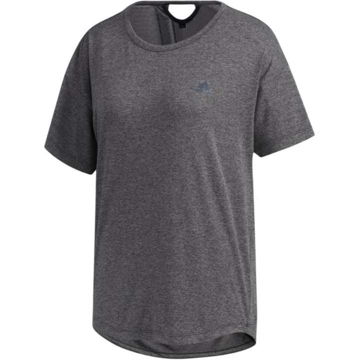 Adidas Adidas T Shirts Women's Gray Crew Neck Moderate