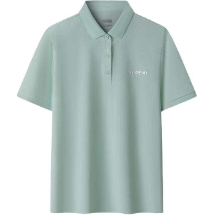 TOREAD Polo Shirt Women's Flannelette Green