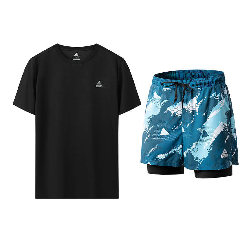 PEAK PEAK Fitness Set Unisex Black+Blue
