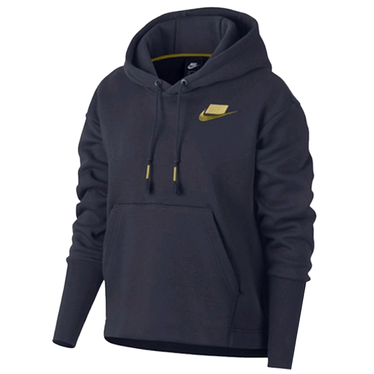 Nike Nike Sweatshirts Women's Black Hooded Moderate