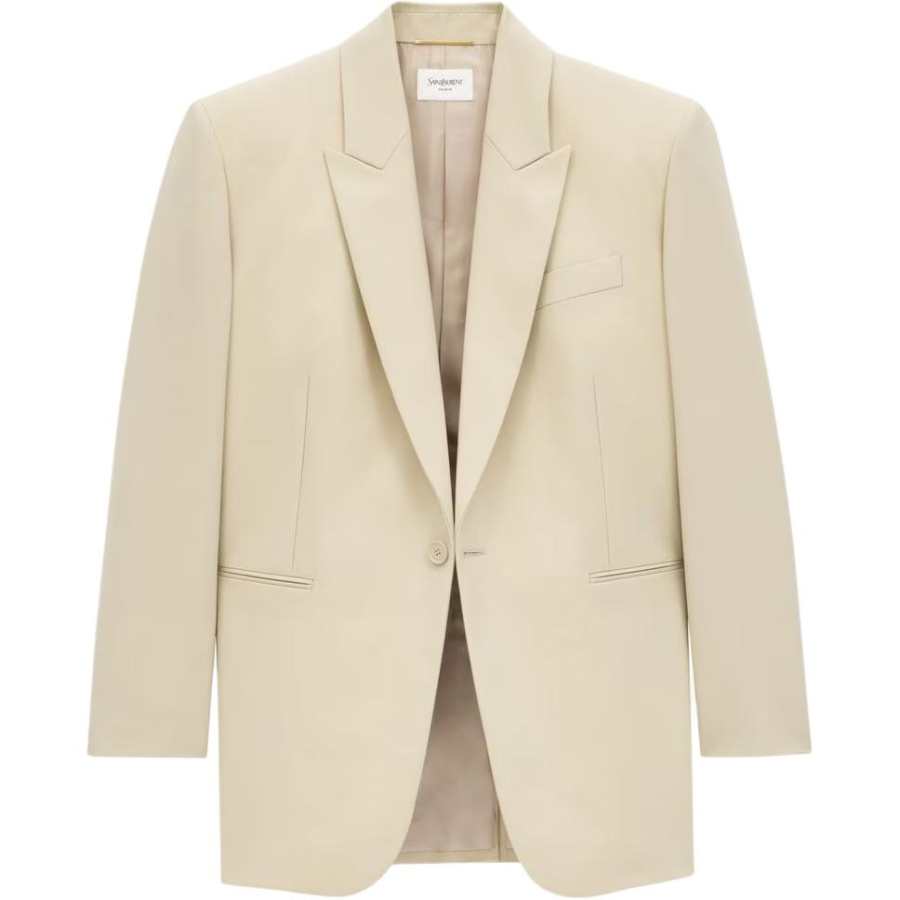 SAINT LAURENT SAINT LAURENT Single Breasted Long Sleeved Jacket