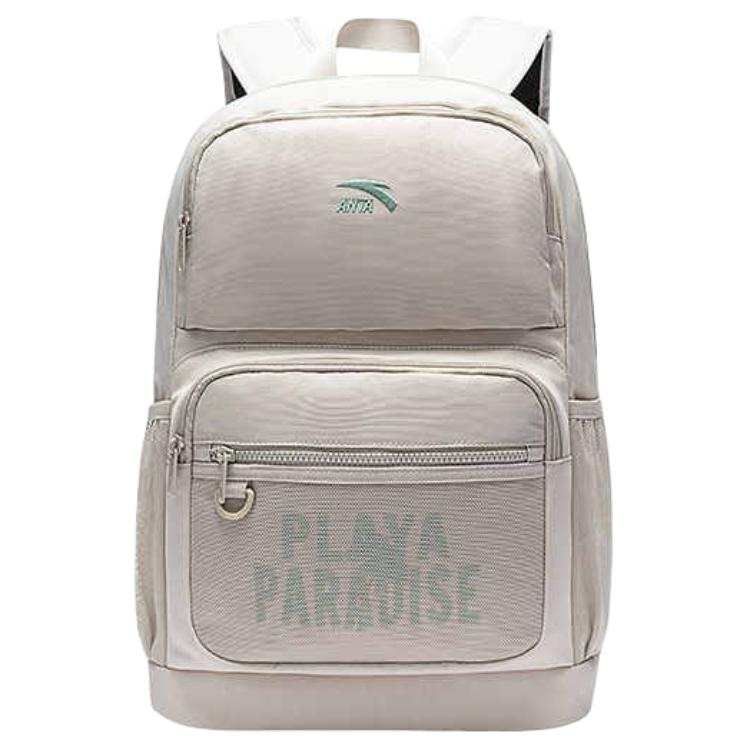 ANTA Anta Nylon Backpack Unisex Light Smoke Gray