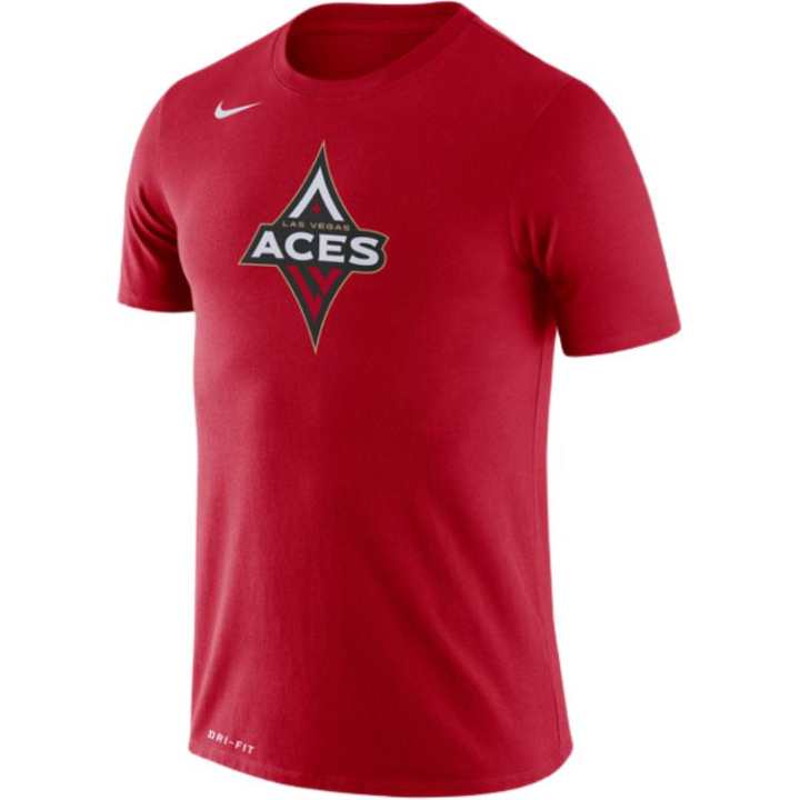 Nike Nike T Shirts Women's Red Crew Neck Moderate Straight Fit