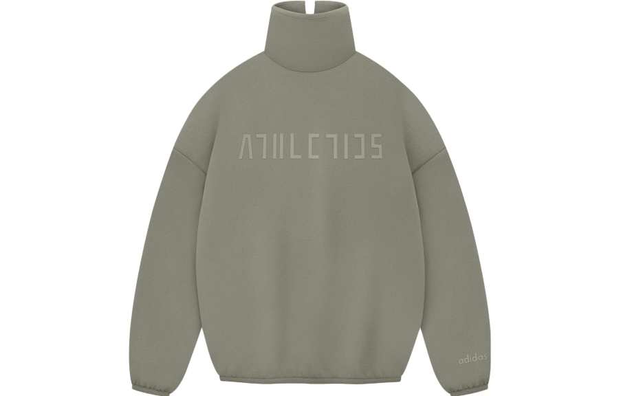 Fear Of God Athletics Women's Suede Fleece Mock Neck Clay