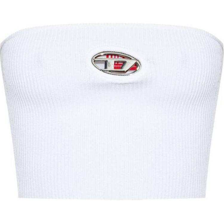 DIESEL M Clarksvillex Logo Plaque Tube Top
