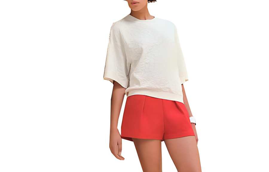 HERMES Knitwear Women's Gray White
