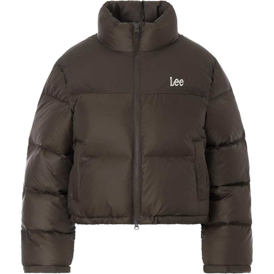 Lee Lee Down Jackets Women's Brown Stand Collar Moderate